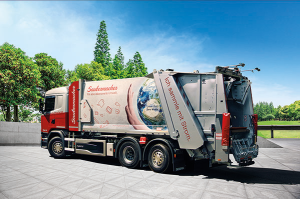 Real Austrian garbage collection vehicle
