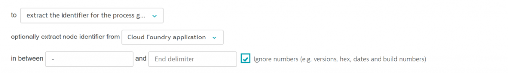 Process group detection in production