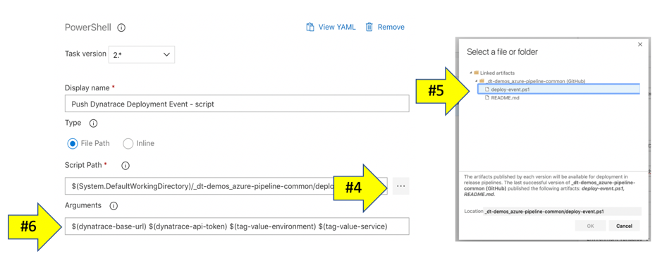  Dynatrace screenshot - Read in PowerShell script from GitHub