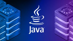 Stacked blocks with Java logo suggesting Java hashcode performance