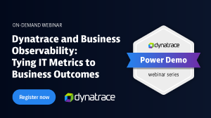 Power Demo Dynatrace and Business Observability