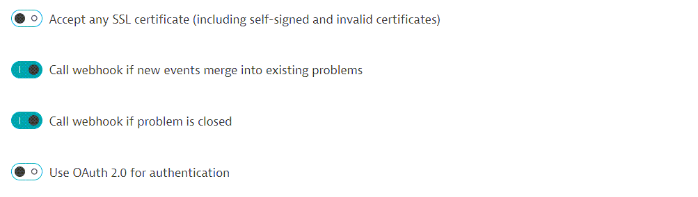Toggle details in Telegram ChatOps setup