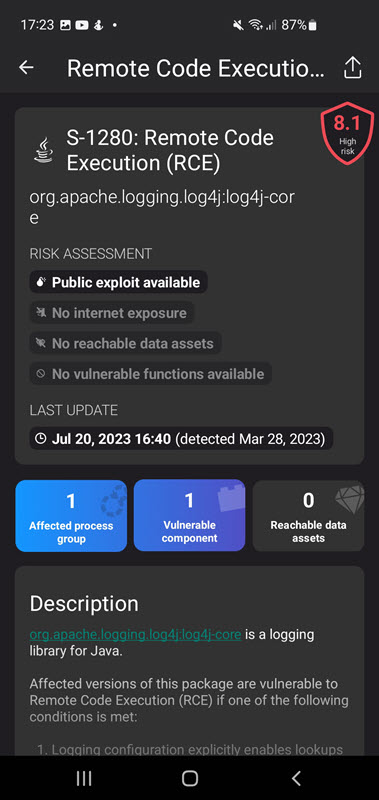 No public exposure vulnerability. 