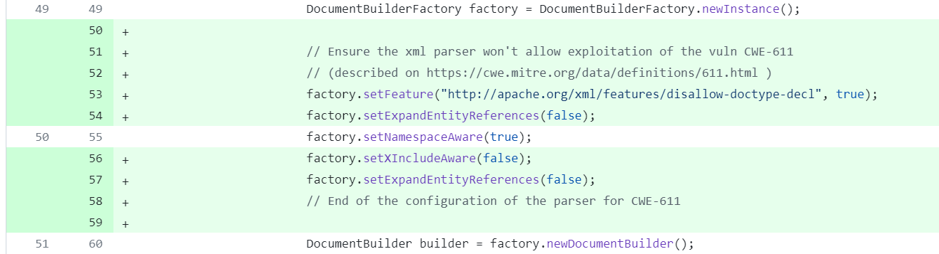 GitHub commit ad6615b
