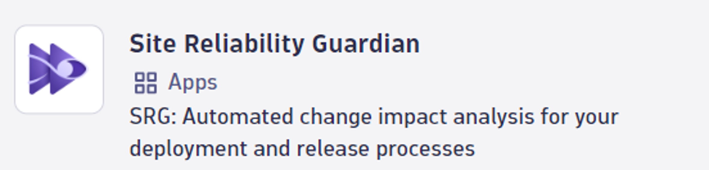 Site Reliability Guardian app