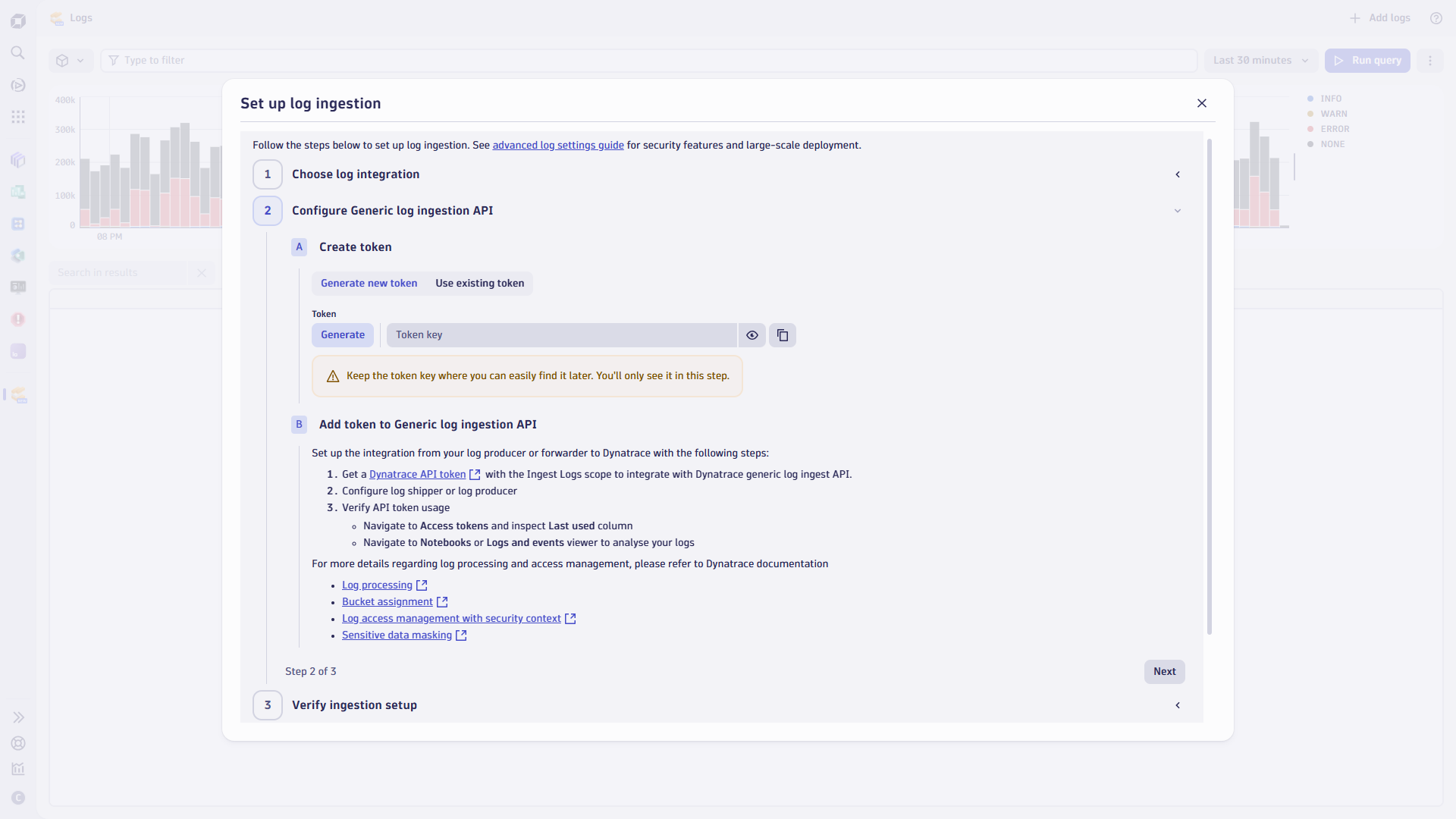 Generic log Ingestion API