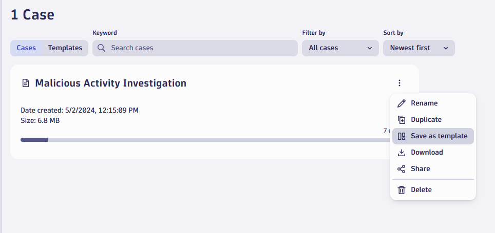 Security Investigator Case in Dynatrace screenshot