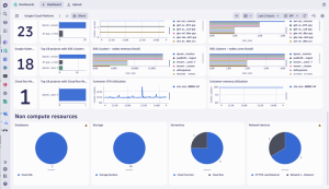 See the dashboard in action, offering detailed insights into a Google Cloud workload, either compute or non-compute resources, and an overview of the problems identified by Dynatrace Davis AI