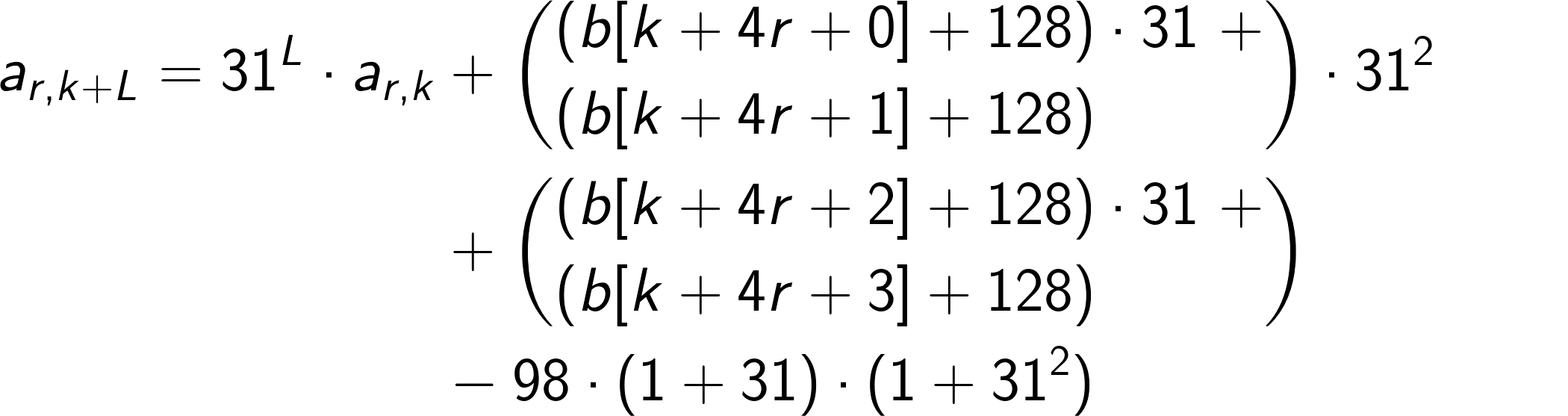 Vectorized computation of Ak