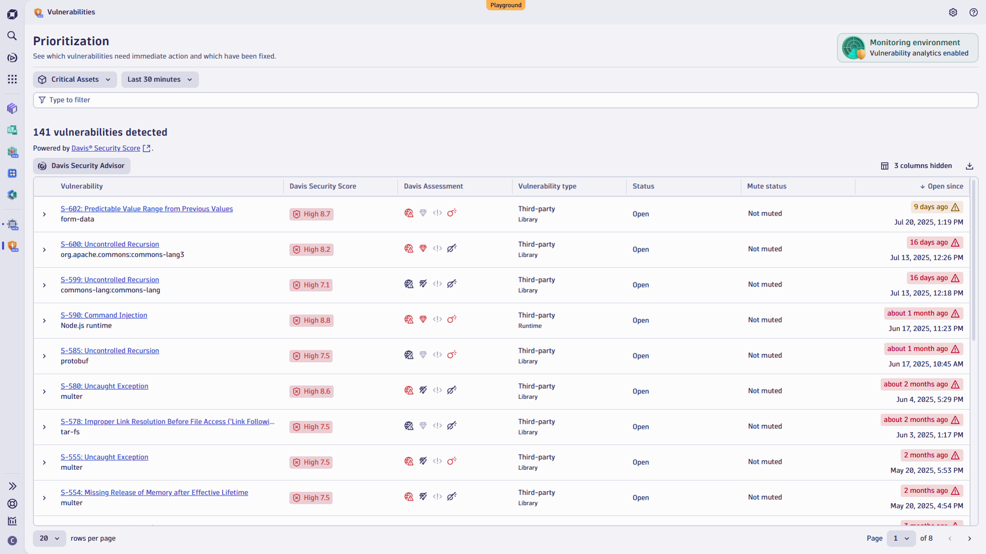Figure 5. Use segments to focus on vulnerabilities in your most critical or high-risk assets.