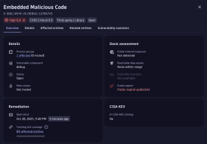 Security Investigator details in Dynatrace screenshot
