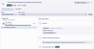 all Namespaces have Network Policies defined check