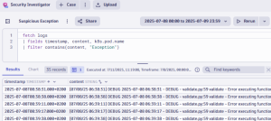Security Investigator Exception